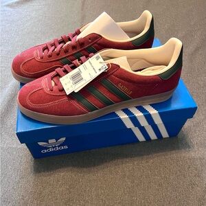 Adidas Gazelle Indoor Men’s Size 12 Shadow Red JH5403
